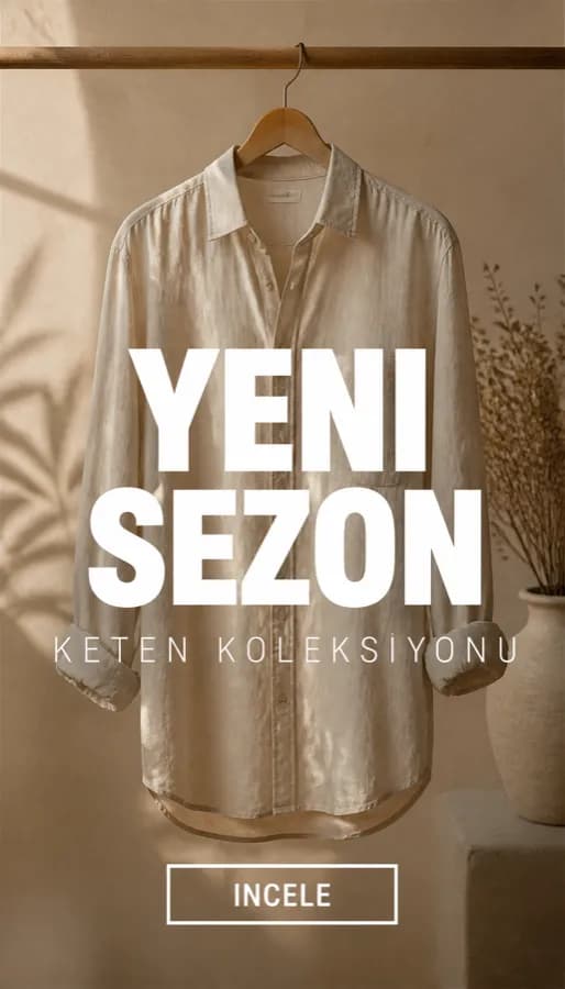 Moda için hazırlanmış örnek reklam görseli