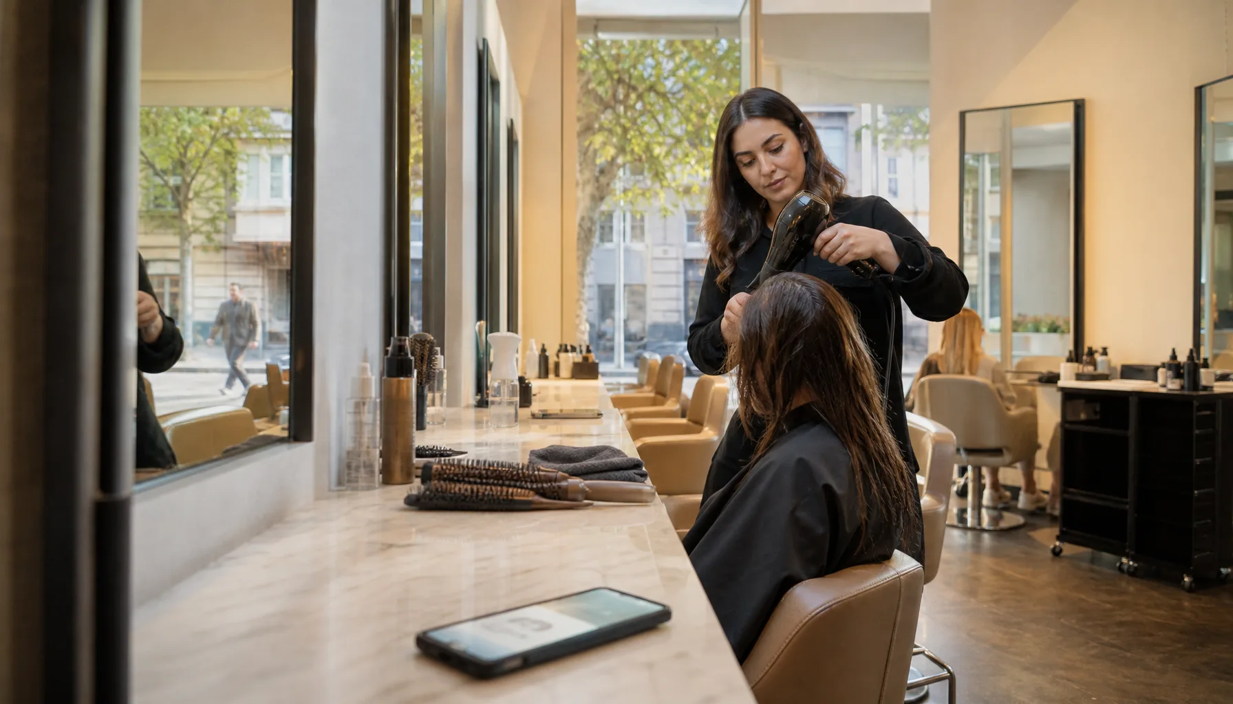 Kuaför ve güzellik salonu için Meta reklamı